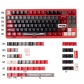 Zaku 104+37 PC UV Printing Keycaps Set Cherry Profile for MX Mechanical Gaming Keyboard